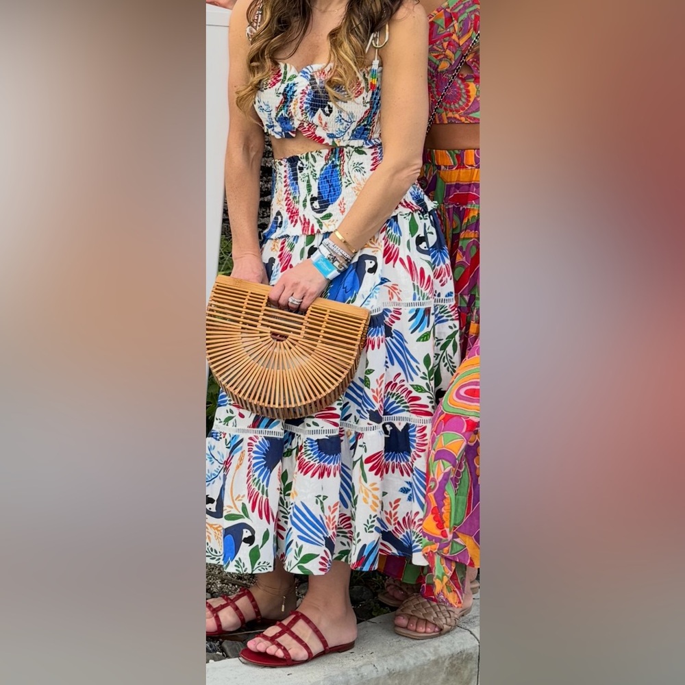 House of Harlow 1960 Multicolor Tropical Skirt and top